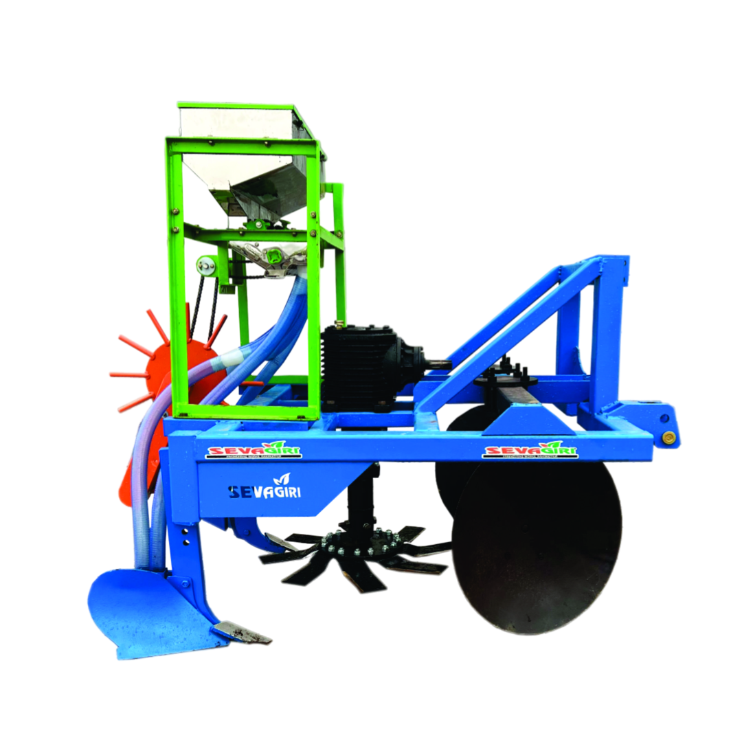 Disc Type Sugarcane Stubble Shaver with Fertilizer Drill